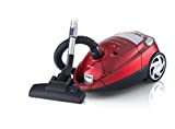 Ariete 2752 Aspirador con bolsa, 700W, Rojo (Red Silent)